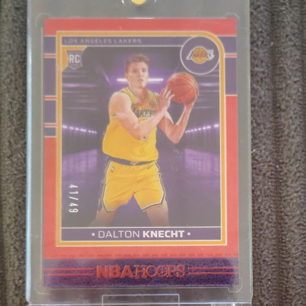 Panini NBA Hoops Trading Card - Red and Yellow
